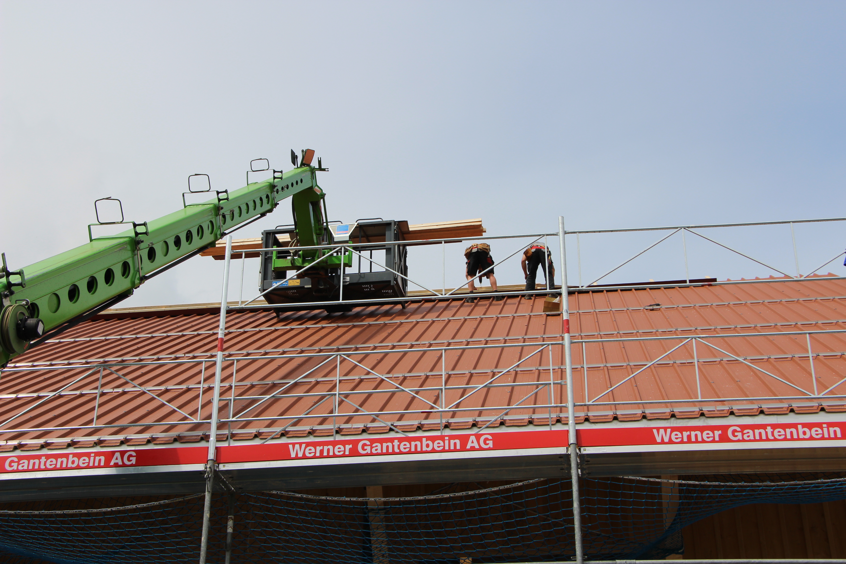 Steildach mit Profilblech